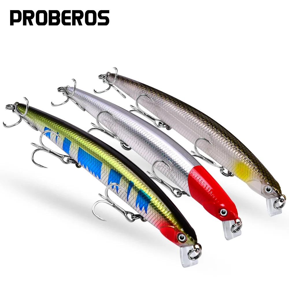 PROBEROS 6 шт. приманки в форме гольяна 13 см-14,5 г Плавающие жесткие приманки для окуня Искусственные воблеры для верхней воды шумные приманки инструмент для морской рыбалки
PROBEROS 6 шт. приманки в форме гольяна 13 см-14,5 г Плавающие жесткие приманки для окуня Искусственные воблеры для верхней воды шумные приманки инструмент для морской рыбалки