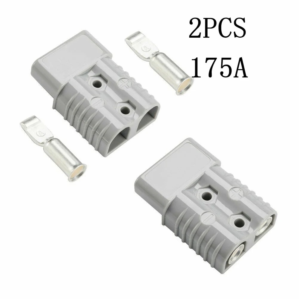 2/6 Set 175 Amp 600V For Anderson Style Plug External Connector 6B&S/6 AWG Cable Durable For 12v 24v DC Power Solar Caravan
2/6 Set 175 Amp 600V For Anderson Style Plug External Connector 6B&S/6 AWG Cable Durable For 12v 24v DC Power Solar Caravan