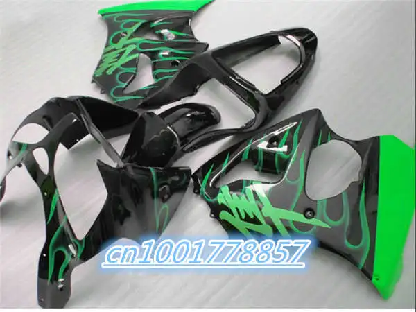Fairings For ZX6R ZX-6R Ninja 636 00 01 02 2000 2001 2002 Sportbike ABS Motorcycle Fairing Kit Bodywork Black Green Flame
Fairings For ZX6R ZX-6R Ninja 636 00 01 02 2000 2001 2002 Sportbike ABS Motorcycle Fairing Kit Bodywork Black Green Flame