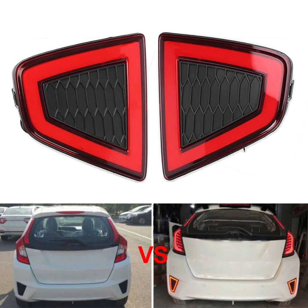 Rear Bumper Light LED Rear Fog Lamp Bumper Light For For Honda Fit For Jazz 2014-2017 2PCS Rear Bumper Tail Lamp
Rear Bumper Light LED Rear Fog Lamp Bumper Light For For Honda Fit For Jazz 2014-2017 2PCS Rear Bumper Tail Lamp