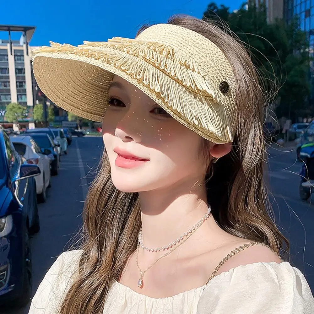 Big Brim Travel Visor Hat Streetwear Caps Anti-UV Empty Top Caps Summer Sunscreen Hats Foldable Sun Hats Women Sun Hats
Big Brim Travel Visor Hat Streetwear Caps Anti-UV Empty Top Caps Summer Sunscreen Hats Foldable Sun Hats Women Sun Hats