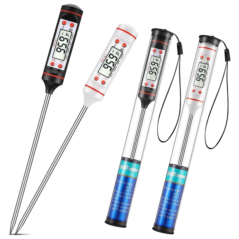 Kitchen Food Thermometer Waterproof Digital Meat Thermometer With Long Probe For Candle, Milk, Fry, Roast
Kitchen Food Thermometer Waterproof Digital Meat Thermometer With Long Probe For Candle, Milk, Fry, Roast