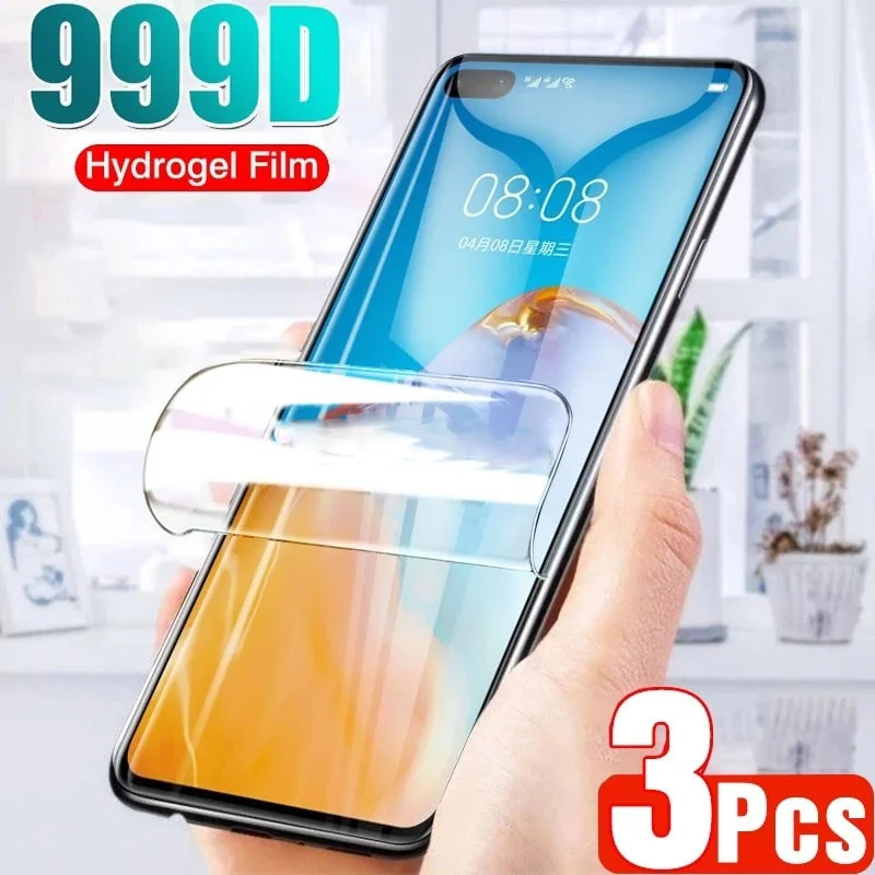 

3PCS Hydrogel Film For Huawei Mate 50 40 30 Pro Screen Protector For Huawei Nova 11 10 9 8 7 Pro SE 10z 11i 8i Protective Film