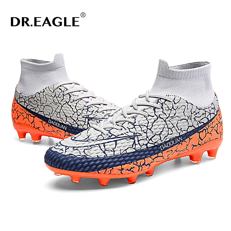 Детские высококачественные футбольные бутсы DR.EAGLE, мужские футбольные бутсы, футбольные бутсы, тренировочные кроссовки, Уличная обувь TF/FG