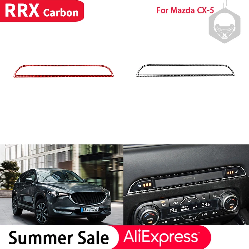 RRX Car Interiors Stickers Center Control Frame Decoration Cover Trim Real Carbon Fiber Sticker for Mazda CX-5 CX5 2017 2018
RRX Car Interiors Stickers Center Control Frame Decoration Cover Trim Real Carbon Fiber Sticker for Mazda CX-5 CX5 2017 2018