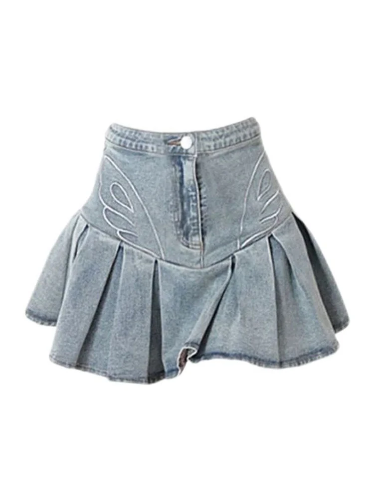 Fashion Harajuku Y2k Pleated Skirt For Women Mini Denim Skirt Bottoms High Waist Sexy Hot Girl Korean Streetwear American Retro
Fashion Harajuku Y2k Pleated Skirt For Women Mini Denim Skirt Bottoms High Waist Sexy Hot Girl Korean Streetwear American Retro