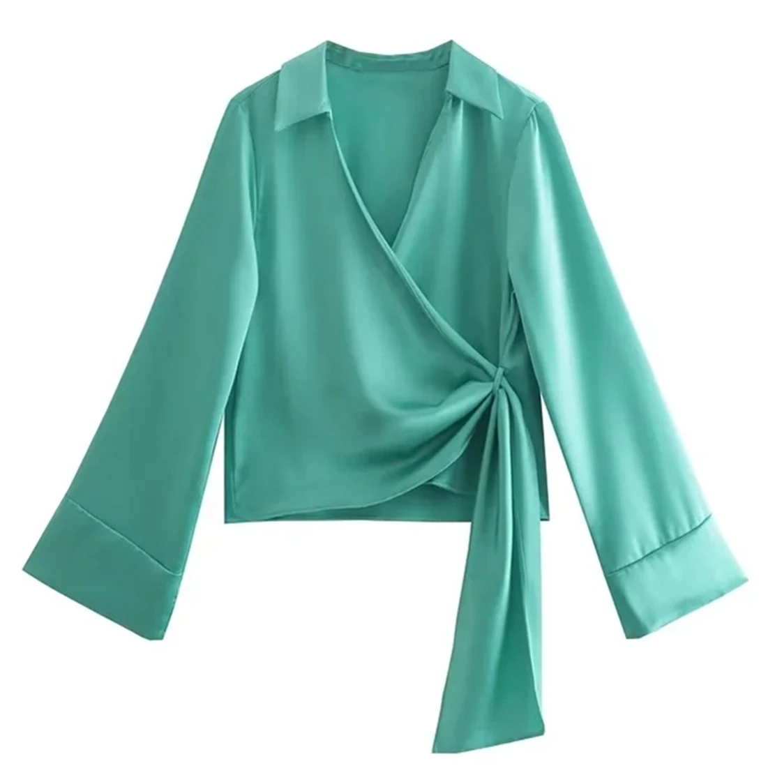 Maxdutti V-neck Loose Sashes Bow Kimono Shirts Casual Blouse Women Englan Style Fashion Lake Blue Blouse Tops
Maxdutti V-neck Loose Sashes Bow Kimono Shirts Casual Blouse Women Englan Style Fashion Lake Blue Blouse Tops