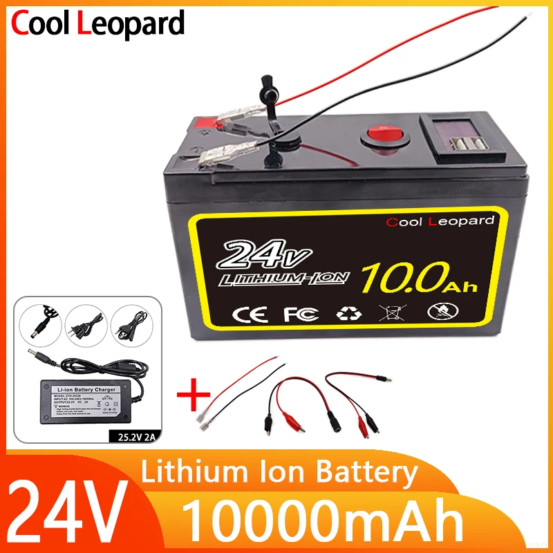 Upgraded 2023 24V 10AH Lithium-Ion USB+DC Battery Pack Is Built In BMS Box For LED Lamps And Outdoor Mobile Power Supply.
Upgraded 2023 24V 10AH Lithium-Ion USB+DC Battery Pack Is Built In BMS Box For LED Lamps And Outdoor Mobile Power Supply.