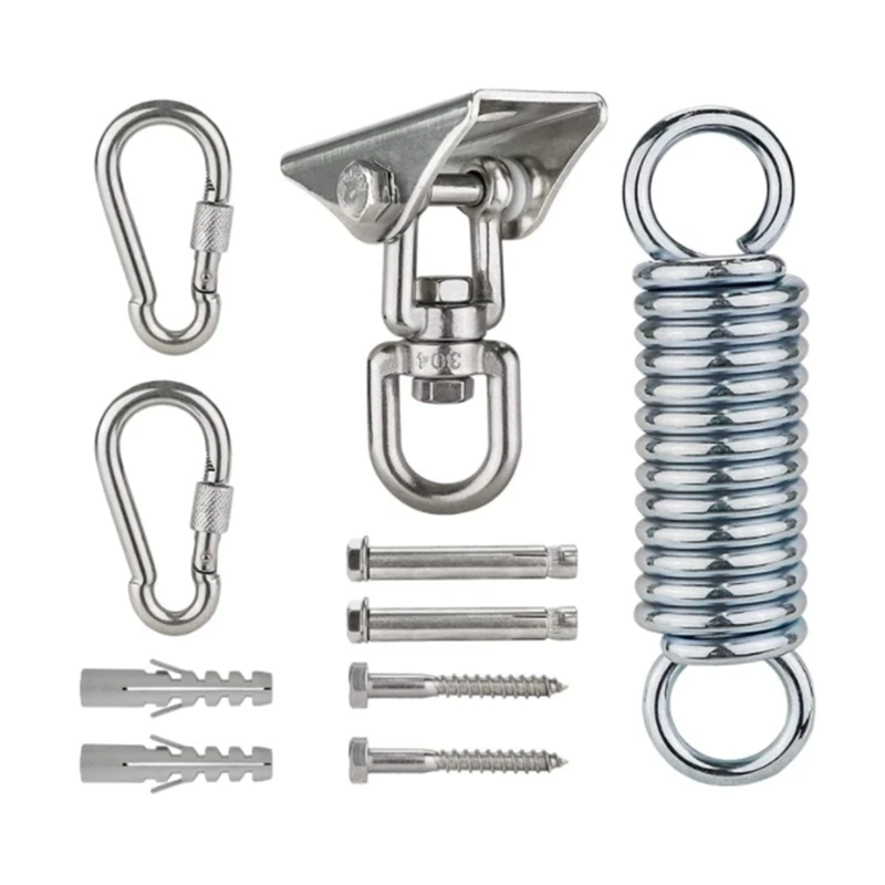 Ceiling Hook Hanging Chair 360° Rotatable Bracket 450Kg Load Capacity,For Hammocks,Sling Trainers,Punching Bags,Yoga,Etc 
Ceiling Hook Hanging Chair 360° Rotatable Bracket 450Kg Load Capacity,For Hammocks,Sling Trainers,Punching Bags,Yoga,Etc