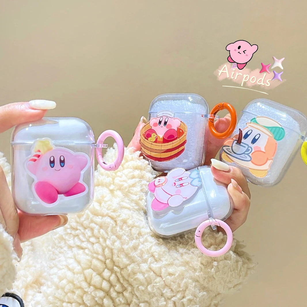3D kawaii Kirbys 3D Earphones Case for Apple AirPods Air Pods 1 Pro 2 3 Protective Transparent Shockproof Cover Box
3D kawaii Kirbys 3D Earphones Case for Apple AirPods Air Pods 1 Pro 2 3 Protective Transparent Shockproof Cover Box