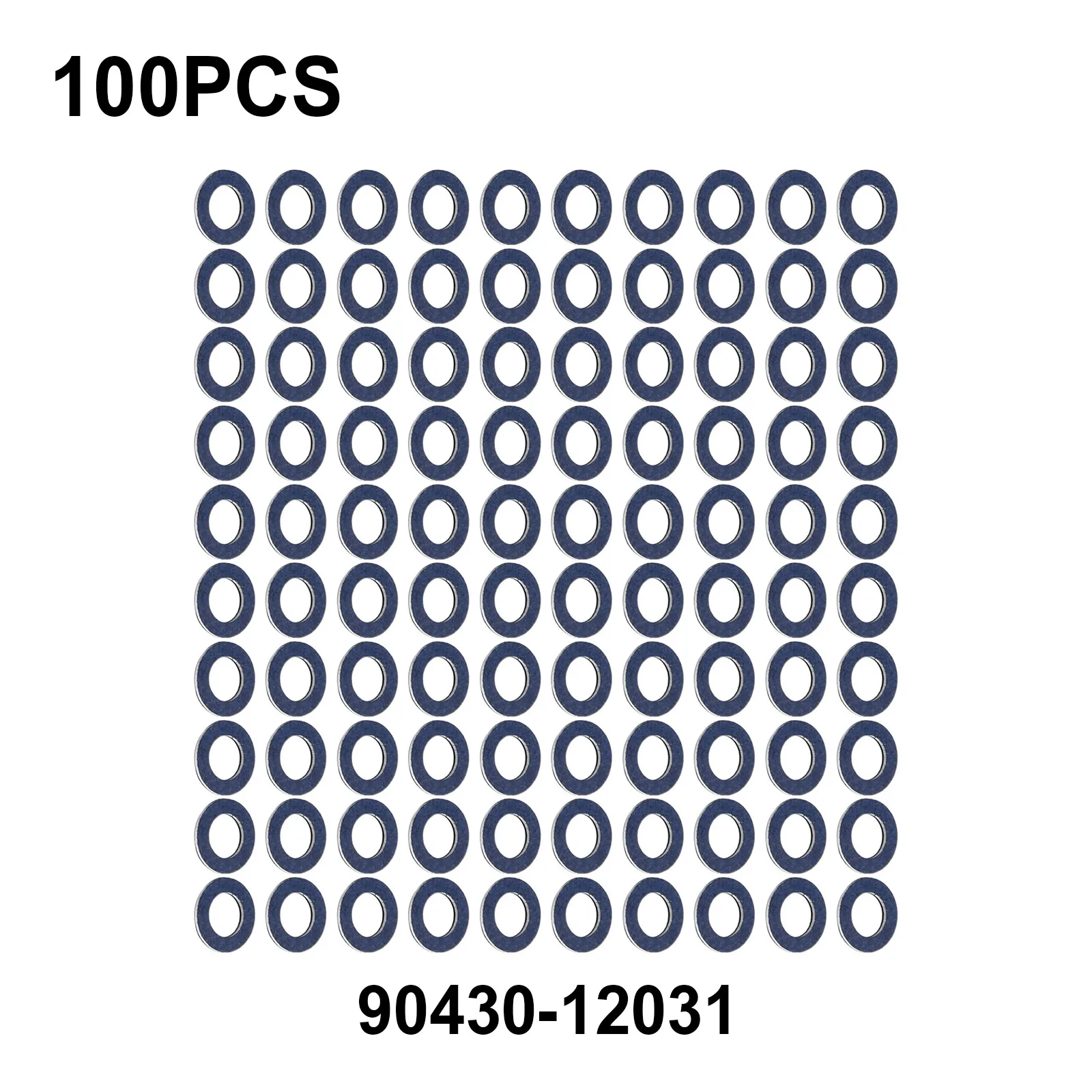 100x Car Professional Engine Oil Drain Plug Washers Gaskets For Toyota OE 90430-12031 12mm Washers Gasket Hole
100x Car Professional Engine Oil Drain Plug Washers Gaskets For Toyota OE 90430-12031 12mm Washers Gasket Hole