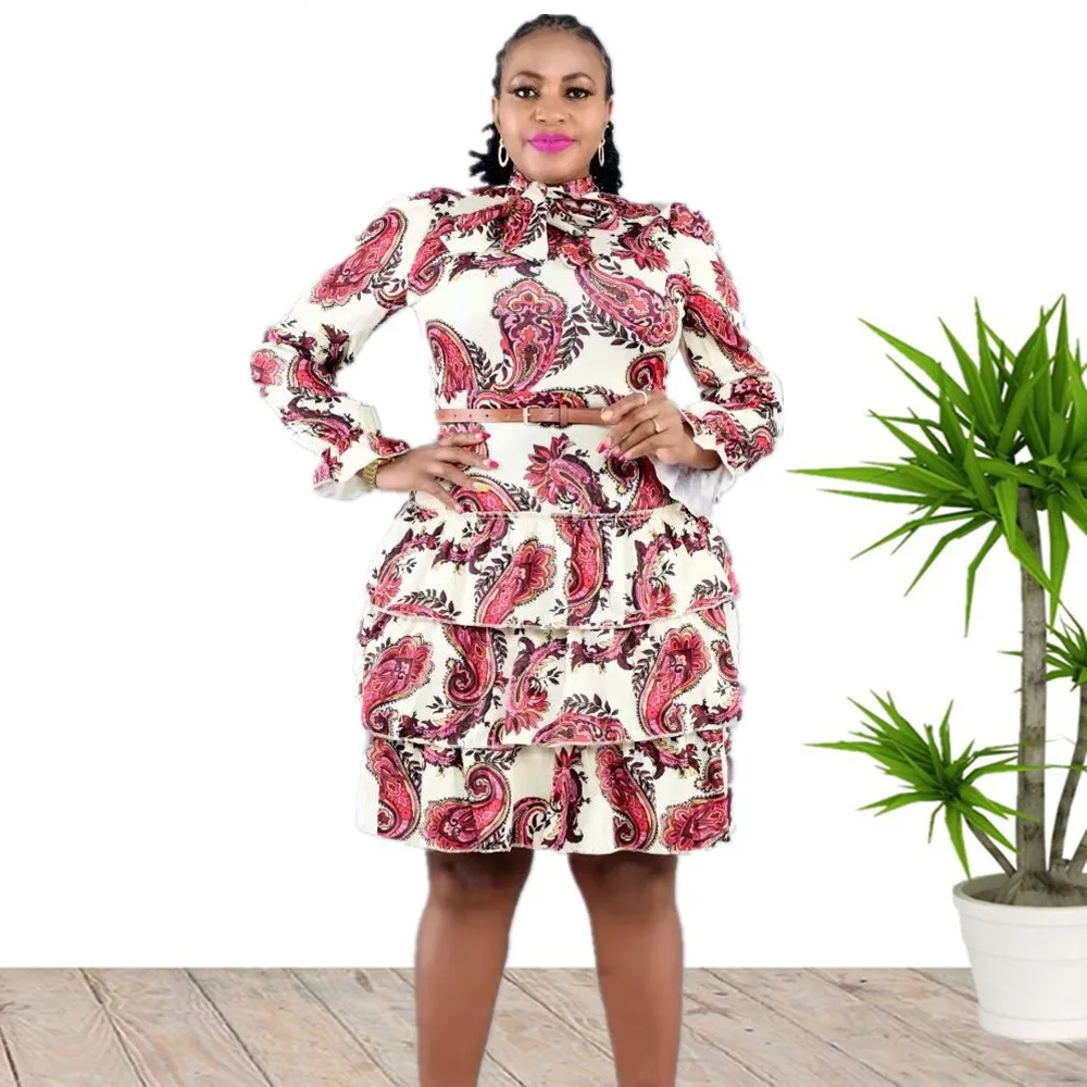 2XL-6XL African Dresses For Women Long Sleeve Knee Length Dress Spring Summer Africa Clothing Elegant Fashion A-Line Dresses
2XL-6XL African Dresses For Women Long Sleeve Knee Length Dress Spring Summer Africa Clothing Elegant Fashion A-Line Dresses