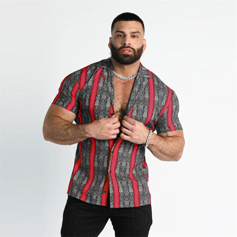Summer trend street clothing fashion short sleeved men's shirt thin quick drying digital printing casual top men's clothing
Summer trend street clothing fashion short sleeved men's shirt thin quick drying digital printing casual top men's clothing