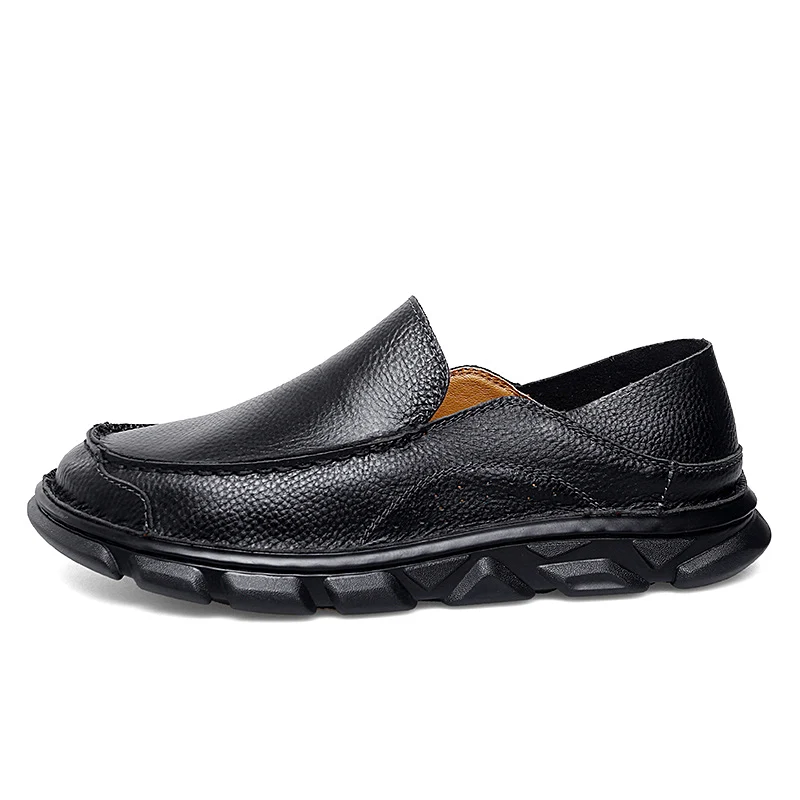 Genuine Leather Men's Shoes Outdoor Non-slip Sneakers Breathable Large Size Casual Shoes Fashion Flats Boat Shoes Men Loafers
Genuine Leather Men's Shoes Outdoor Non-slip Sneakers Breathable Large Size Casual Shoes Fashion Flats Boat Shoes Men Loafers