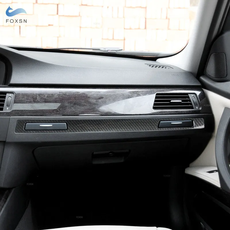 Carbon Fiber Grain Car Accessories Passenger Side Water Cup Holder Panel Strip Cover Trim For BMW 3 Series E90 E92 E93 05-12 LHD 
Carbon Fiber Grain Car Accessories Passenger Side Water Cup Holder Panel Strip Cover Trim For BMW 3 Series E90 E92 E93 05-12 LHD