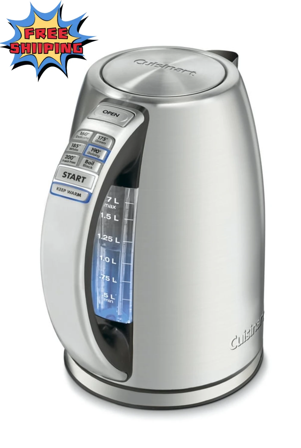 

Cuisinart Tea Kettles PerfecTemp® Cordless Electric Kettle