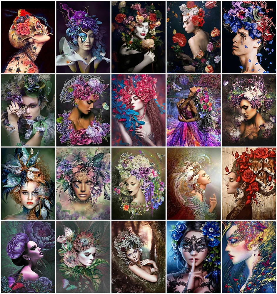 Woman Diamond Painting 5D Diy Diamond Mosaic Portrait Cross Stitch Kits Embroidery Flower Needlework Art Home Decor
Woman Diamond Painting 5D Diy Diamond Mosaic Portrait Cross Stitch Kits Embroidery Flower Needlework Art Home Decor