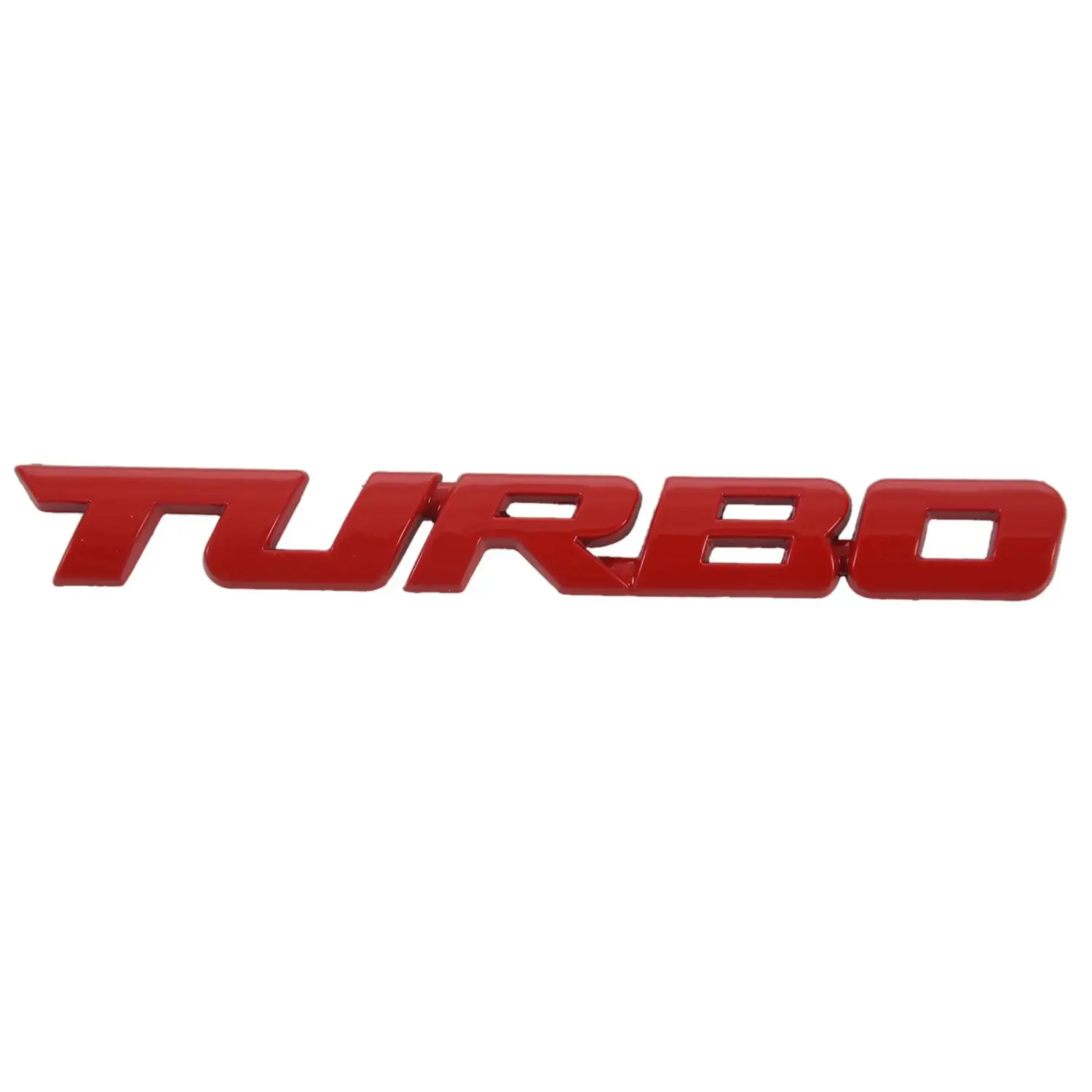 TURBO Universal Car Motorcycle Auto 3D Metal Emblem Badge Decal Sticker, Red 
TURBO Universal Car Motorcycle Auto 3D Metal Emblem Badge Decal Sticker, Red