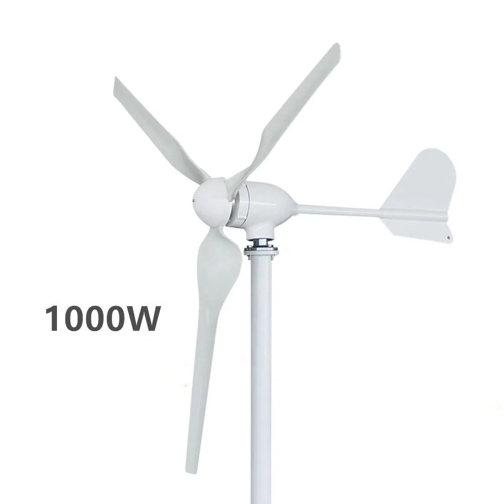 1000w 12V 24V 48V Wind Power Turbine Generator FREE Energy For Home Efficiency Horizontal Wind Turbine
1000w 12V 24V 48V Wind Power Turbine Generator FREE Energy For Home Efficiency Horizontal Wind Turbine