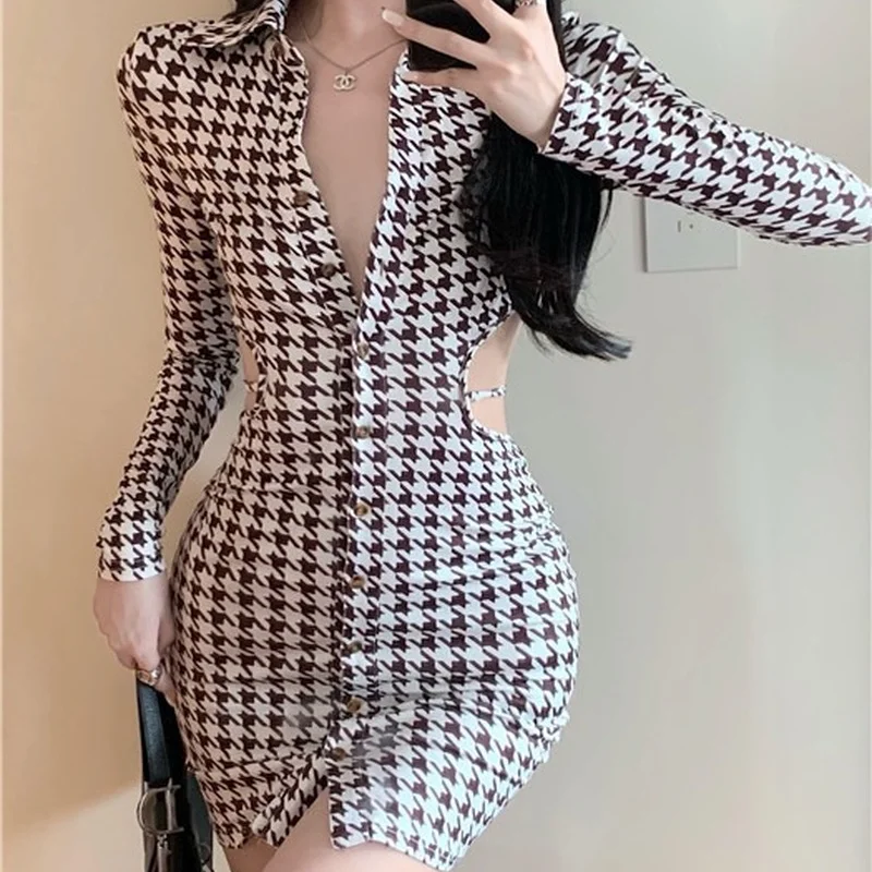 Korejepo Plaid Bottomed Dresses Women Early Spring 2022 New Korean Chic Spice Girl Sexy Hollow Tight Hip Wrap Dress Fashion
Korejepo Plaid Bottomed Dresses Women Early Spring 2022 New Korean Chic Spice Girl Sexy Hollow Tight Hip Wrap Dress Fashion