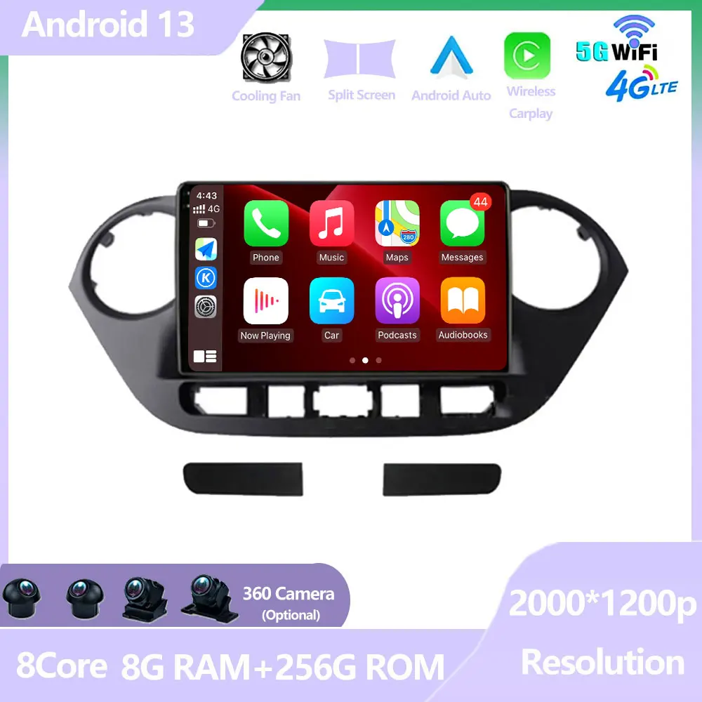 Автомобильный радиоприемник DSP IPS Android 13 для Hyundai I10 2013 - 2018 мультимедийный плеер DVD GPS-навигация Wireles Carplay головное устройство NO 2Din 
Автомобильный радиоприемник DSP IPS Android 13 для Hyundai I10 2013 - 2018 мультимедийный плеер DVD GPS-навигация Wireles Carplay головное устройство NO 2Din