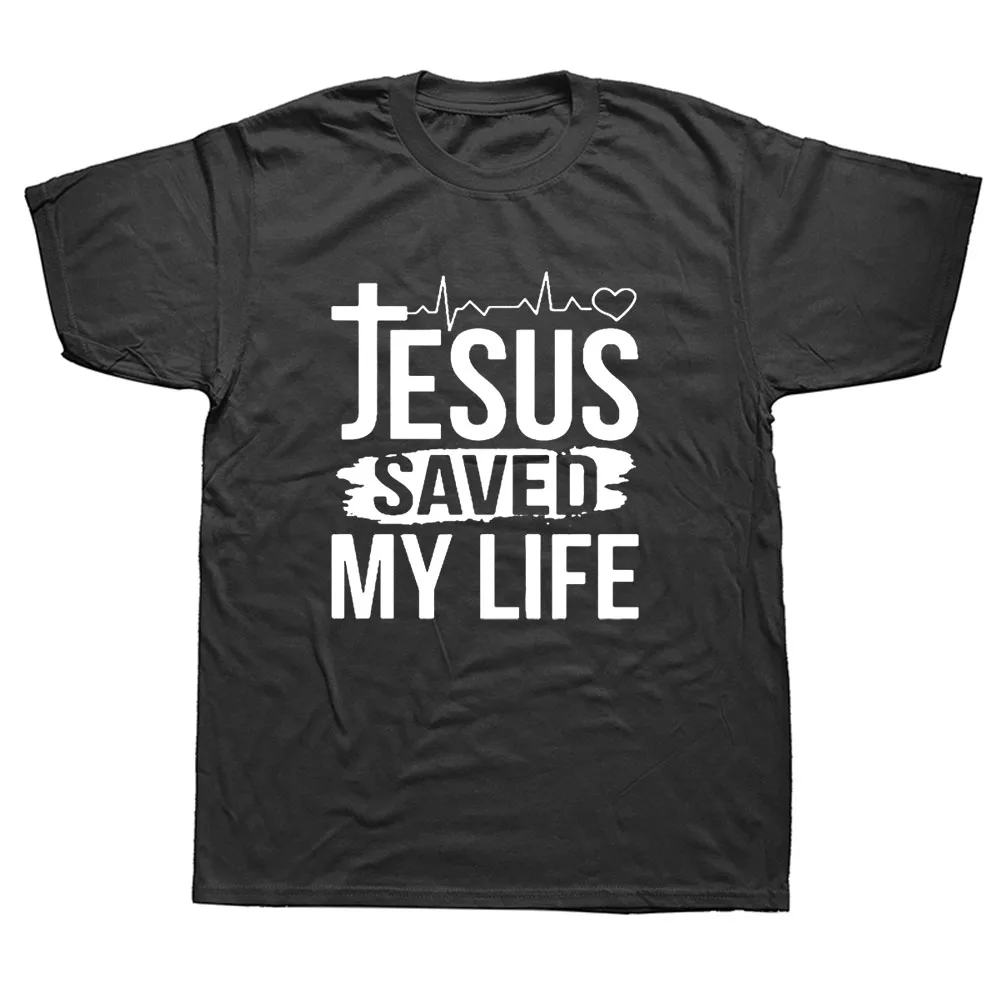 MARCELO Jesus Saved My Life T-Shirt: Summer Cotton Short Sleeve Top for Christian Faith Believers
MARCELO Jesus Saved My Life T-Shirt: Summer Cotton Short Sleeve Top for Christian Faith Believers