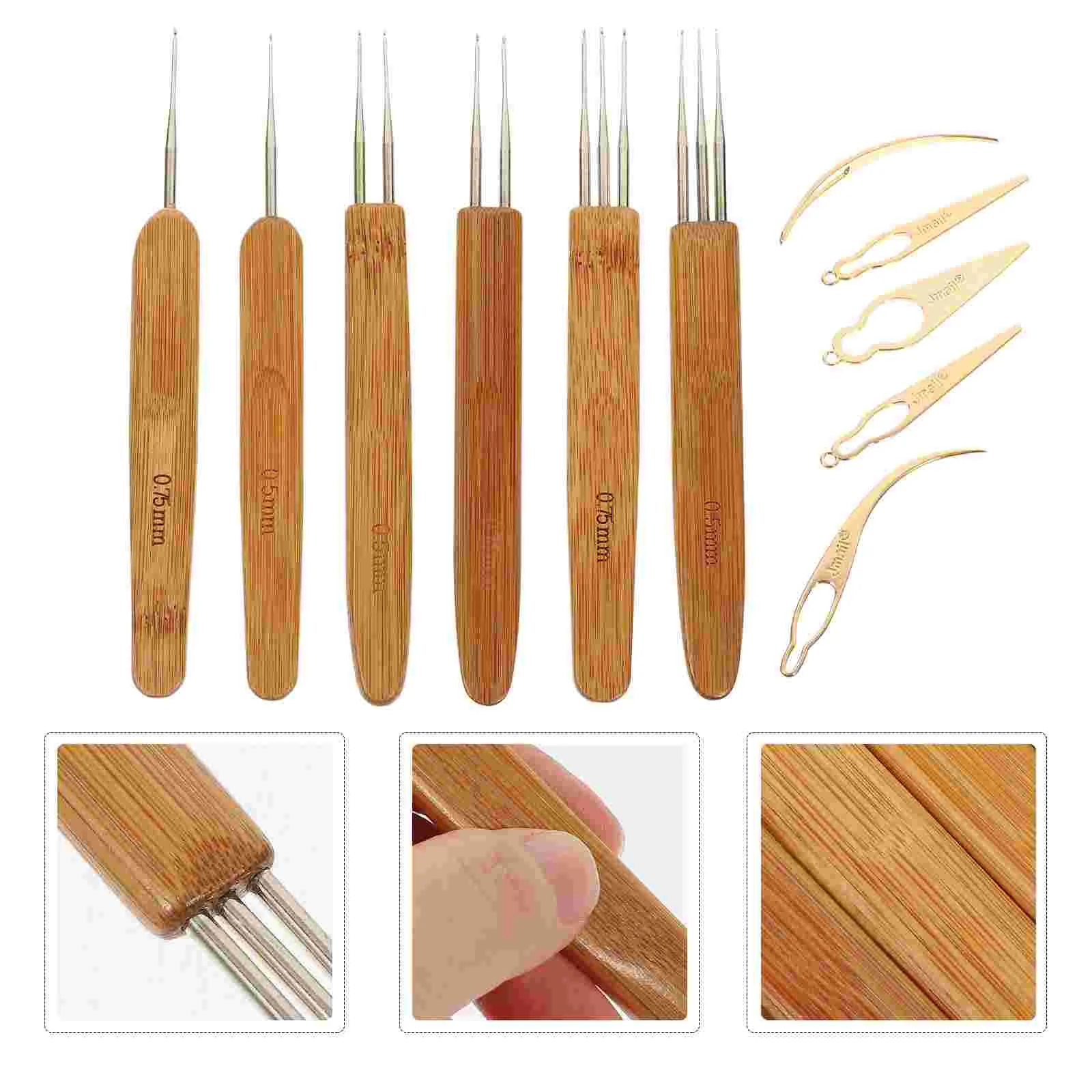 1 Set of Braid Hair Dreadlocks Needle Hair Locking Tool Dreadlocks Weaving Tools
1 Set of Braid Hair Dreadlocks Needle Hair Locking Tool Dreadlocks Weaving Tools
