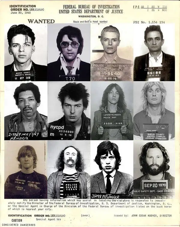 Rock And Roll's Most Wanted - Part II Poster Printed Canvas Posters Wall Art Home Office Decor 
Rock And Roll's Most Wanted - Part II Poster Printed Canvas Posters Wall Art Home Office Decor