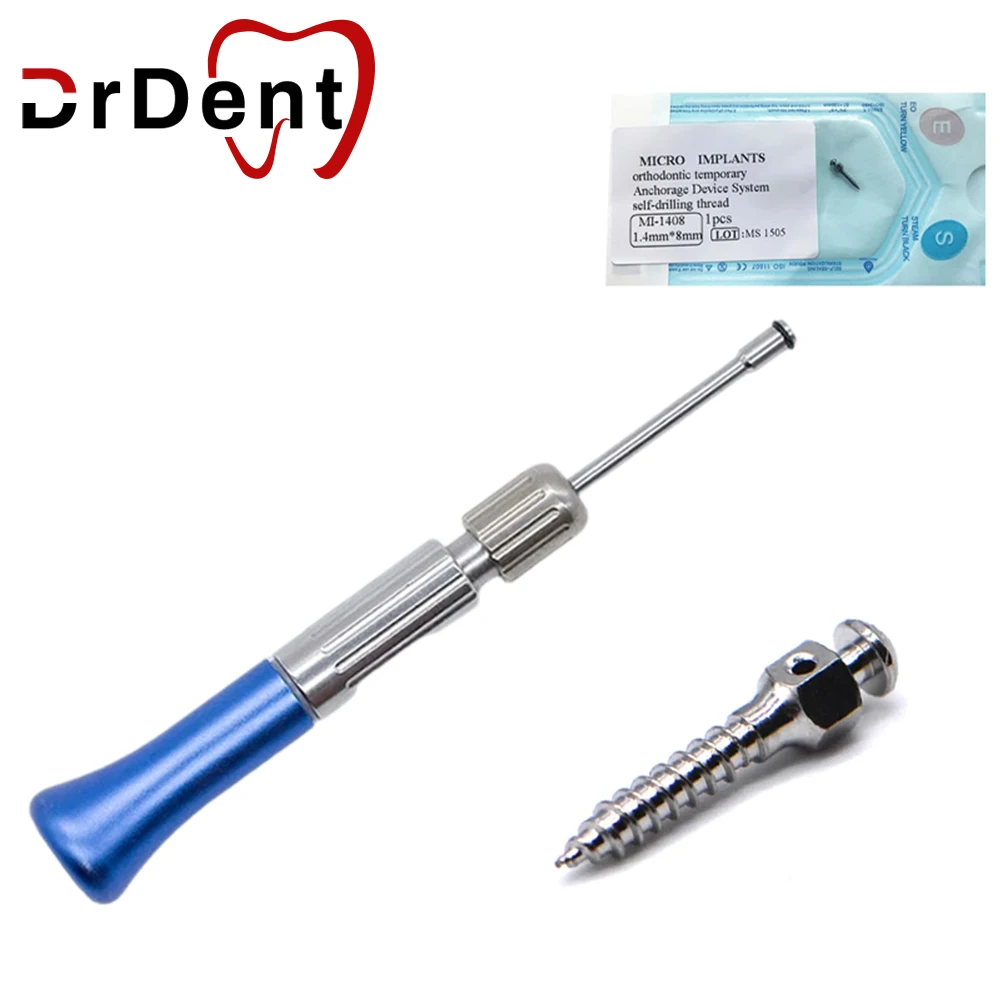 

1PC Orthodontic Screw Titanium Alloy Matching Tool Micro Screw Driver for Implants Self Drilling Tool Mini Screw odontologia