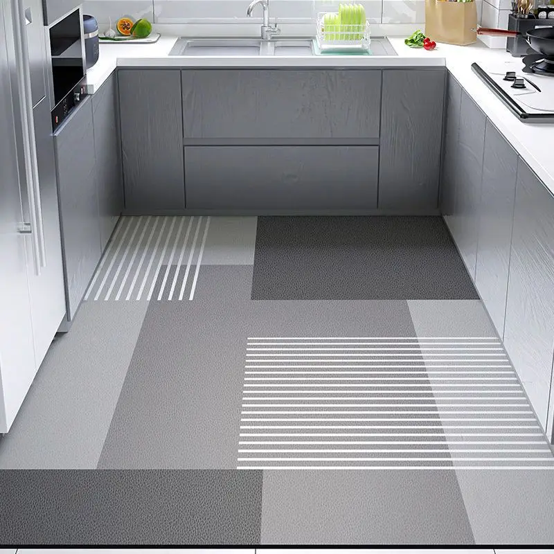 Waterproof and Oil Proof Kitchen Floor Mat Imitation Leather Carpet Anti Slip Dining Room Decoration Customizable Floor Mats
Waterproof and Oil Proof Kitchen Floor Mat Imitation Leather Carpet Anti Slip Dining Room Decoration Customizable Floor Mats