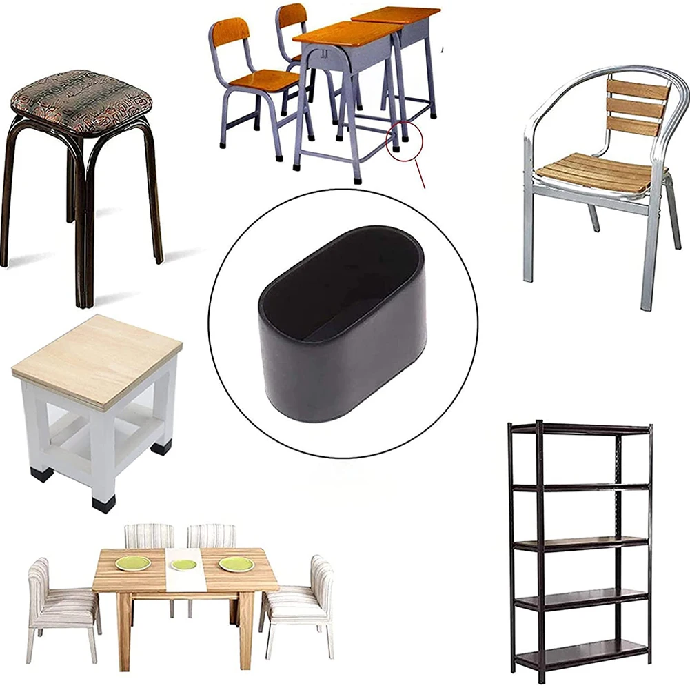 Oval Covers Chair Leg Cap Table Feet 10Pcs PVC Patio Rubber Floor Protectors For Outdoor Furniture Home Supplies
Oval Covers Chair Leg Cap Table Feet 10Pcs PVC Patio Rubber Floor Protectors For Outdoor Furniture Home Supplies
