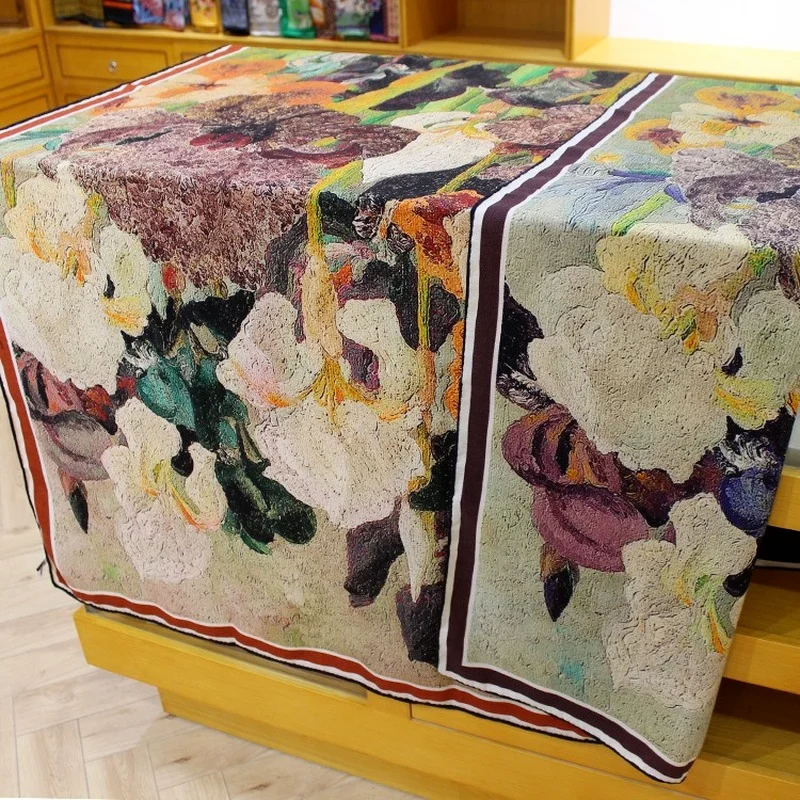 New Oil Painting Scarf Women Luxury 50% Wool+50% Silk Warm Scarf Shawl Woman Scarves for Neck Pashmina for Women Shawl Capes
New Oil Painting Scarf Women Luxury 50% Wool+50% Silk Warm Scarf Shawl Woman Scarves for Neck Pashmina for Women Shawl Capes