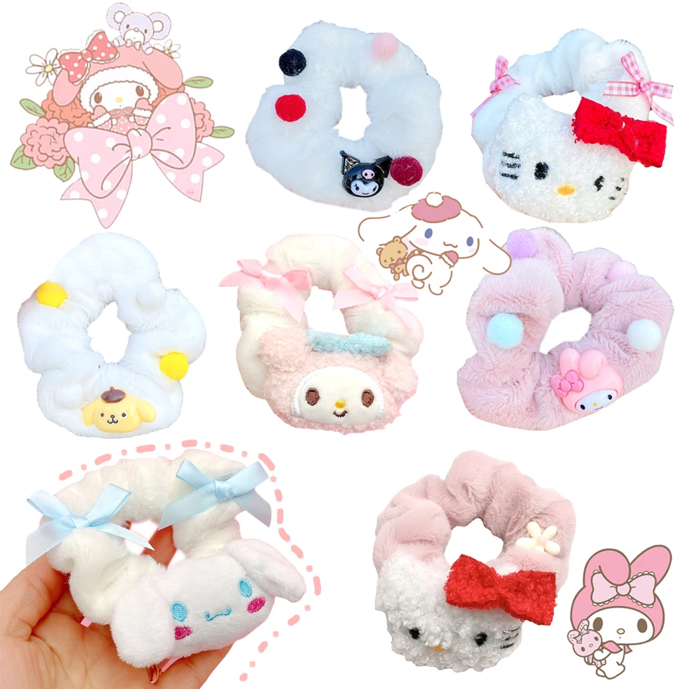Sanrioed Kt My Melody Kuromi Cinnamoroll пурин плюшевый аниме Kawaii плюшевое кольцо для волос повязка на голову резиновая повязка Игрушки для девочек Подарки
Sanrioed Kt My Melody Kuromi Cinnamoroll пурин плюшевый аниме Kawaii плюшевое кольцо для волос повязка на голову резиновая повязка Игрушки для девочек Подарки