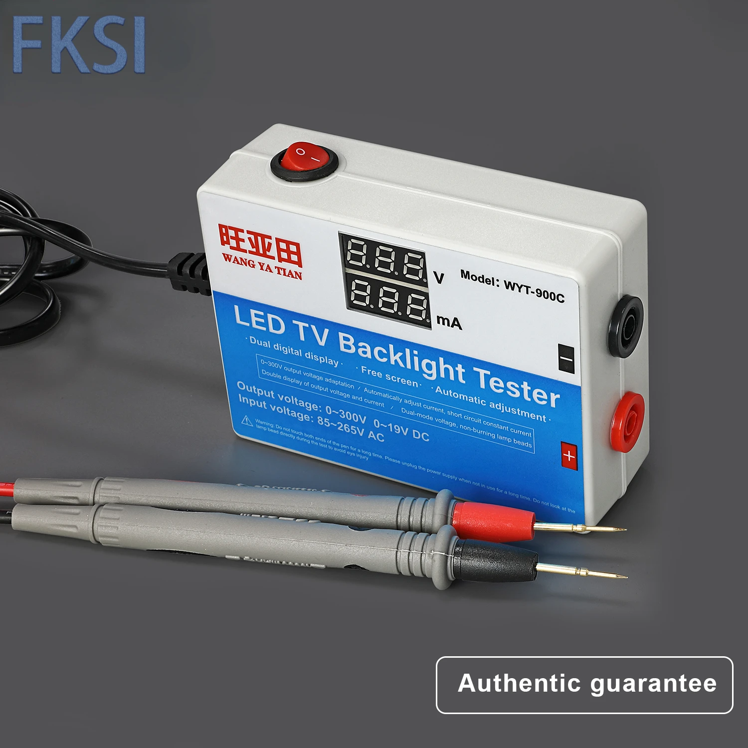 LED Lamp Bead Backlight Tester LCD Screen All LED Strips Lights Repair Test Output 0-300V Gift: TV repair tool crowbar
LED Lamp Bead Backlight Tester LCD Screen All LED Strips Lights Repair Test Output 0-300V Gift: TV repair tool crowbar