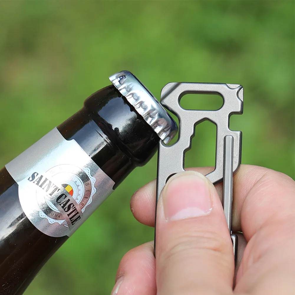Outdoor Multi-Tool Titanium Alloy Clip Key Chain Wrench Bike Spoke Spanner Matt Polished Clip Outdoor Camping Hiking Tools
Outdoor Multi-Tool Titanium Alloy Clip Key Chain Wrench Bike Spoke Spanner Matt Polished Clip Outdoor Camping Hiking Tools