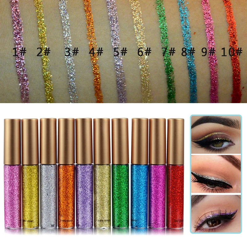 1pcs New Sexy Shining Glitter Liquid Eyeliner Pencil Diamond Shimmer Eye Liner Rose Gold Color Eyeliner Makeup for Eye Cosmetics
1pcs New Sexy Shining Glitter Liquid Eyeliner Pencil Diamond Shimmer Eye Liner Rose Gold Color Eyeliner Makeup for Eye Cosmetics