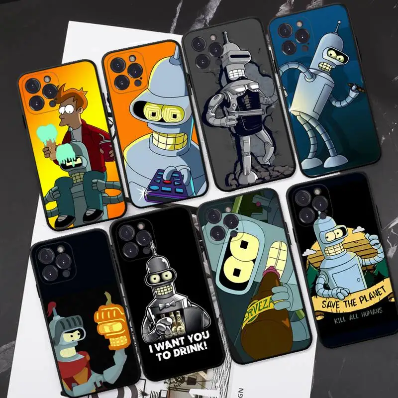RuiCainCa F-Futurama B-Bender Art Phone Case For iPhone 8 7 6 6S Plus X SE 2020 XR XS 14 11 12 13 Mini Pro Max Mobile Case
RuiCainCa F-Futurama B-Bender Art Phone Case For iPhone 8 7 6 6S Plus X SE 2020 XR XS 14 11 12 13 Mini Pro Max Mobile Case
