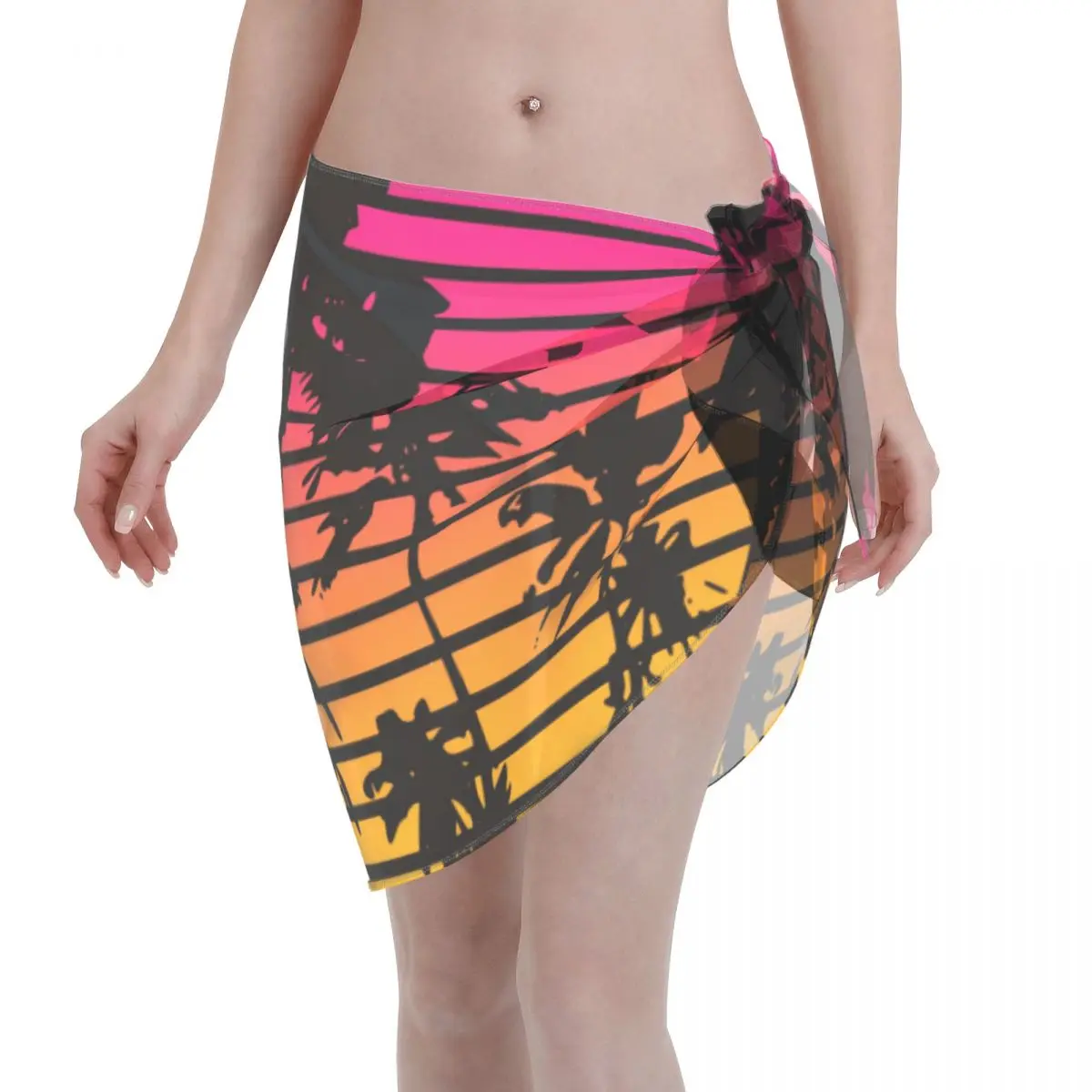 Sexy Women Tropical Sunset Polyester Swimwear Pareo Scarf Cover Ups Bikini Cover-Up Sarong Short Skirt
Sexy Women Tropical Sunset Polyester Swimwear Pareo Scarf Cover Ups Bikini Cover-Up Sarong Short Skirt