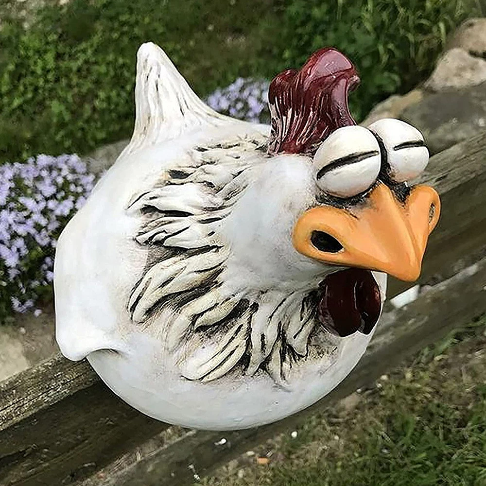 Funny Chicken Statues Chicken Fence Decor Garden Farm Yard Chicken Hen Resin Sculpture Home Decoration for Courtyard
Funny Chicken Statues Chicken Fence Decor Garden Farm Yard Chicken Hen Resin Sculpture Home Decoration for Courtyard