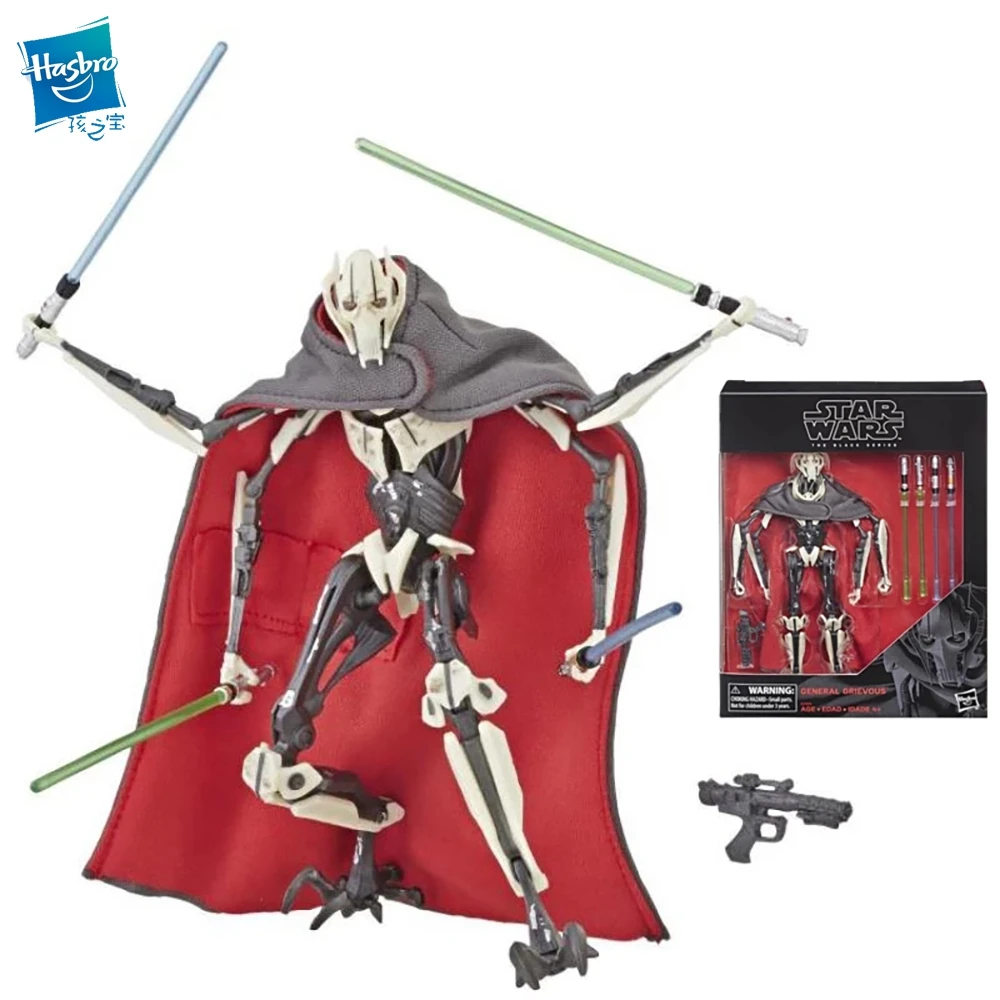 Hasbro Звездные войны черная серия генерал гривус лазерный меч 7 дюймов 18 см детская игрушка Подарки Коллекционные игрушки E2989
Hasbro Звездные войны черная серия генерал гривус лазерный меч 7 дюймов 18 см детская игрушка Подарки Коллекционные игрушки E2989