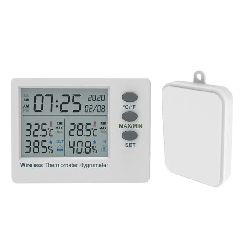 Wall-Mounted Desktop Temperature Humidity Detector with Date LCD Display Drop Shipping
Wall-Mounted Desktop Temperature Humidity Detector with Date LCD Display Drop Shipping