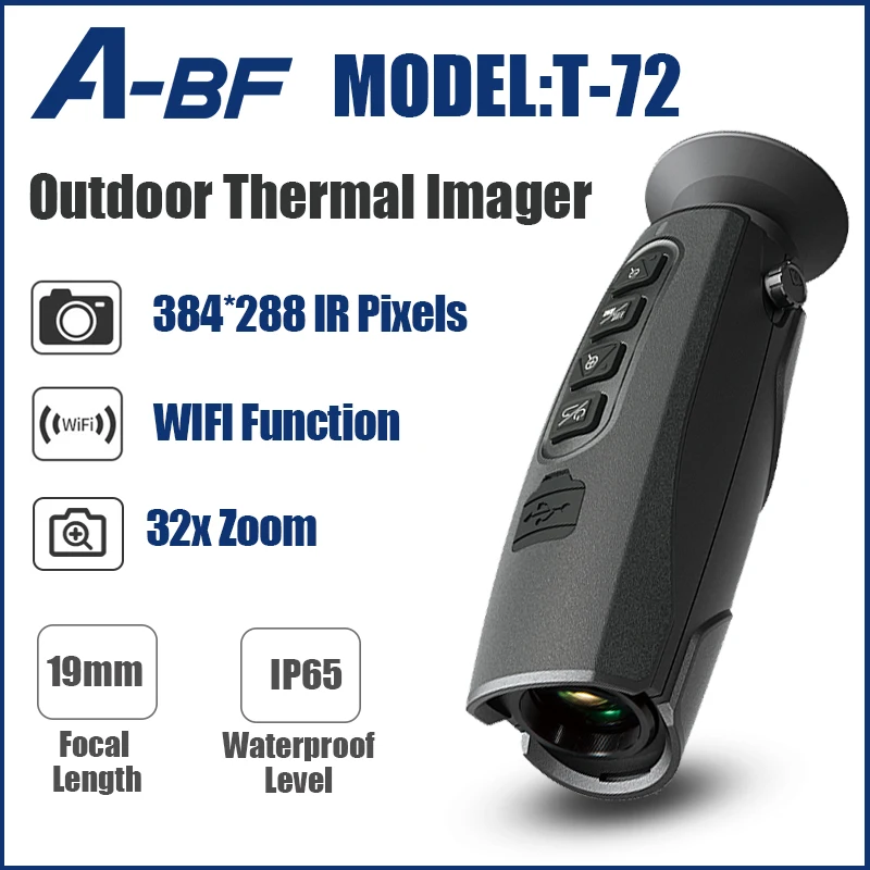 A-BF монокулярный тепловизор ночного видения для охоты 50 Гц IP65, инфракрасная тепловизионная камера с экраном и функцией Wi-Fi
A-BF монокулярный тепловизор ночного видения для охоты 50 Гц IP65, инфракрасная тепловизионная камера с экраном и функцией Wi-Fi