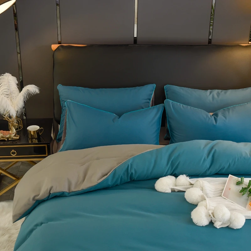 QianTing New Product 1pc polyester fiber high quality pure color reactive dyed double-sided quilt cover custom size
QianTing New Product 1pc polyester fiber high quality pure color reactive dyed double-sided quilt cover custom size