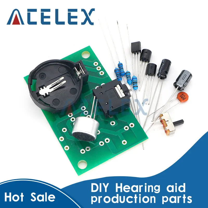 

diy electronic kit set Hearing aid Audio amplification amplifier Practice teaching competition, electronic DIY interest making