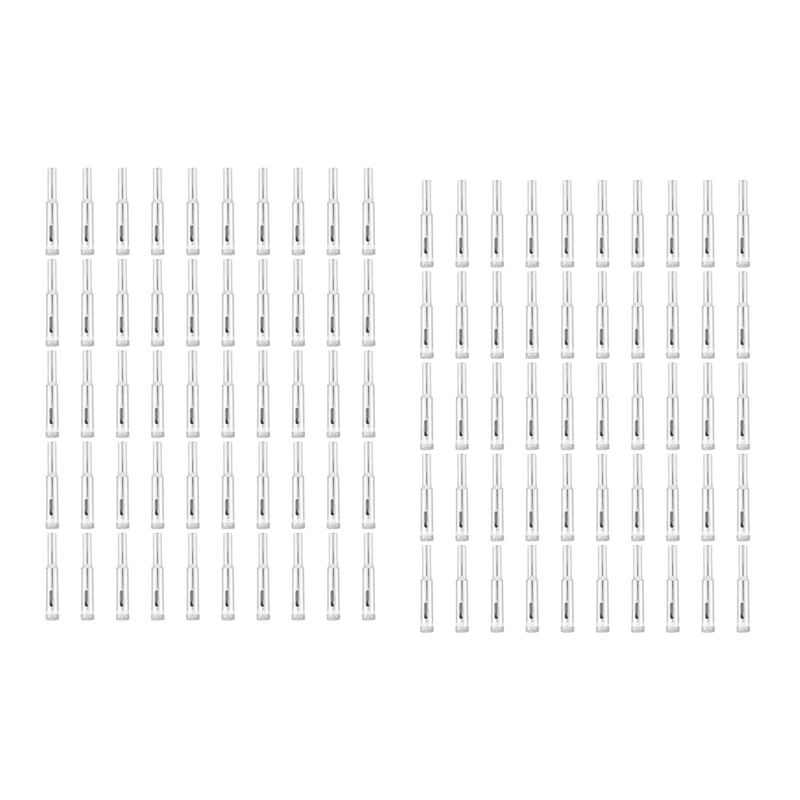 100 Pcs Diamond Coated Drill Bit For 8 Mm Diamond Pointed Hole Saw, For Ceramic Tiles, Glass, Kitchen Ceramics, Marble
100 Pcs Diamond Coated Drill Bit For 8 Mm Diamond Pointed Hole Saw, For Ceramic Tiles, Glass, Kitchen Ceramics, Marble