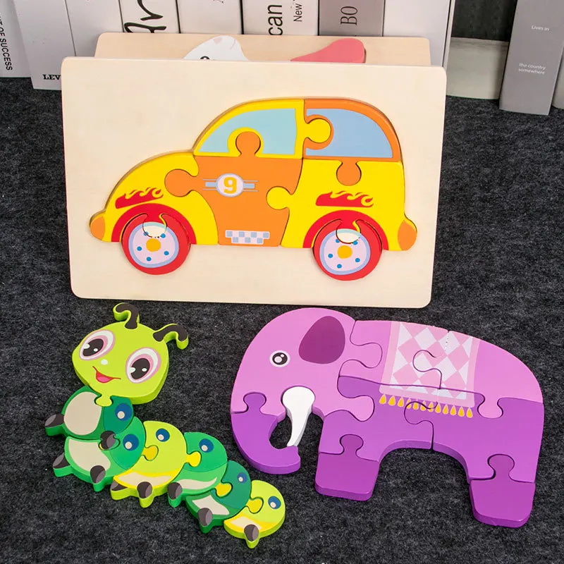 Cute Stand-up Animal Wooden Puzzle Educational Toys for Kids Early Learning Color Shape Children Cartoon animal Jigsaw Board
Cute Stand-up Animal Wooden Puzzle Educational Toys for Kids Early Learning Color Shape Children Cartoon animal Jigsaw Board