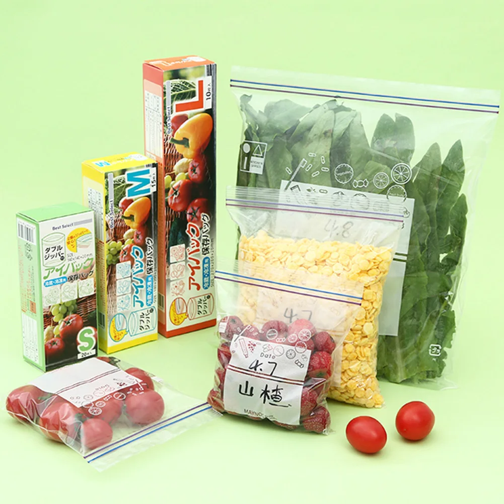 Clear Plastic Self Ziplock Bag Food Sealed Bag Household PE Fresh Storage Bag Kitchen Refrigerator Vacuum Frozen Packaging Bags
Clear Plastic Self Ziplock Bag Food Sealed Bag Household PE Fresh Storage Bag Kitchen Refrigerator Vacuum Frozen Packaging Bags