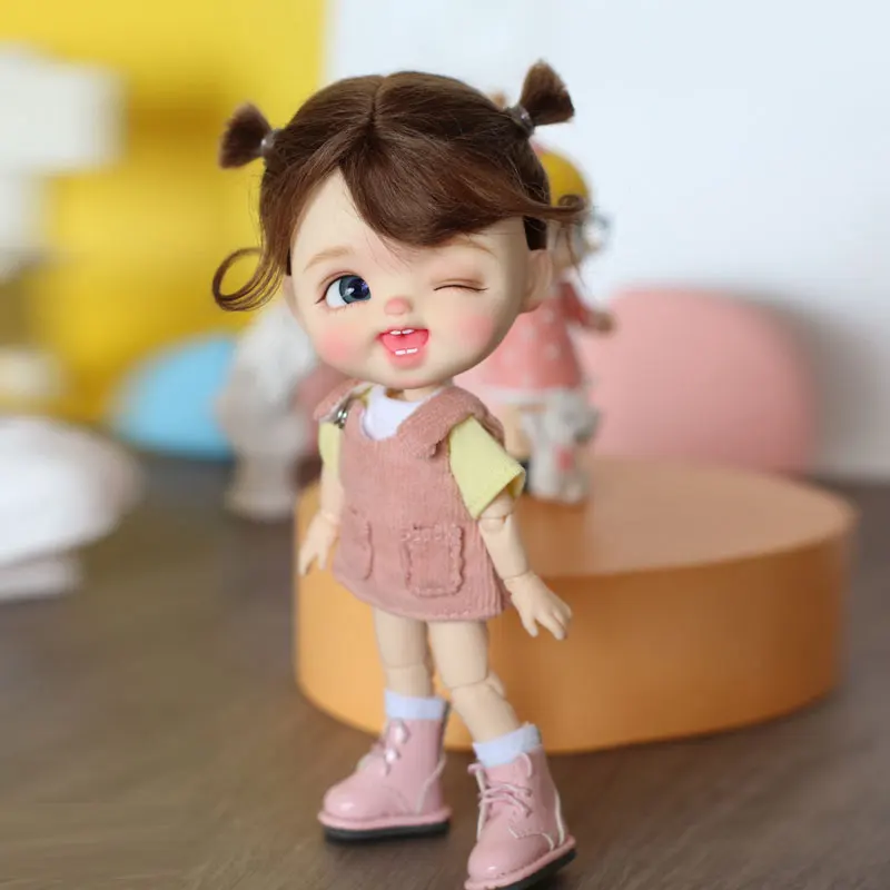 Кукла OB11 с яичными яичками кукла для макияжа Wink OB 1/8 1/12 BJD детская голова шарнирное