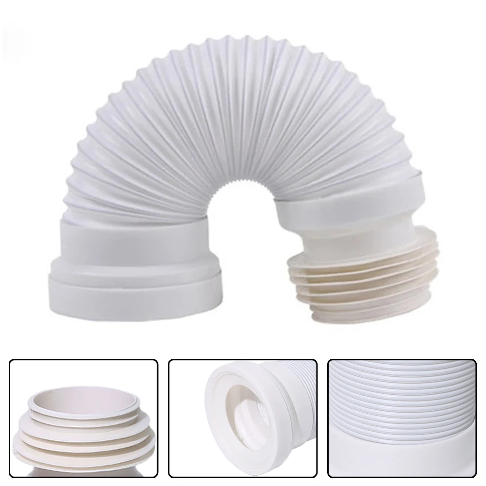 Pan Connector White PVC Flexible Corrosion Resistant Fine Workmanship Easy Installation WC Soil Pipe Toilet Accessory 250-500mm
Pan Connector White PVC Flexible Corrosion Resistant Fine Workmanship Easy Installation WC Soil Pipe Toilet Accessory 250-500mm