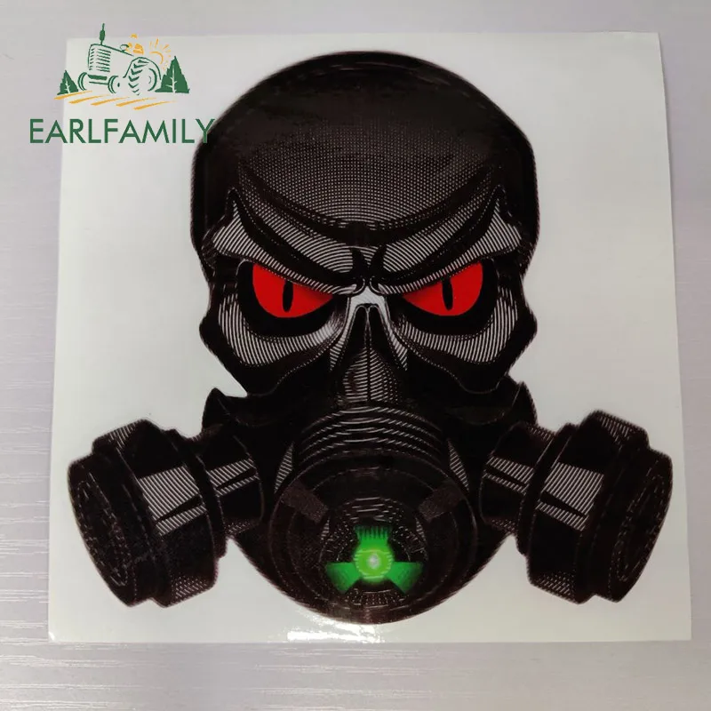 EARLFAMILY 13 см x 12 7 для черепа с противогазовой маской водитель багажника